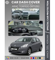 PEUGEOT 208 A9 (2012-2019) Torpido Örtüsü Ön Panel Koruma Tam Uyum UV Koruma Kaymaz Kolay Montaj