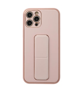 Apple İphone 12 Pro Kılıf Coco Deri Standlı Kapak - Pembe