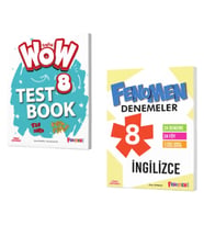FENOMEN YAYINLARI 8. SINIF Wow English Test Book ve Denemeler