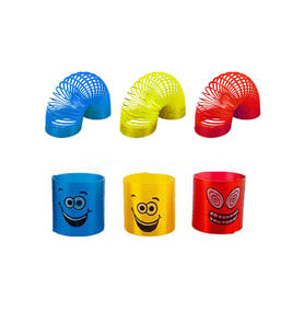 Stres Yayı Oyuncak Gülenyüz Stres Yayı - 6 cm çapında