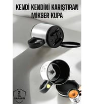 Yazılı Mug Kupa Karıştırıcı Özelliği Ve Paslanmaz Çelik