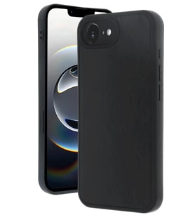 iPhone 16E Kılıf Aras Deri Kapak - Siyah