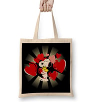 Snoopy Valentines Bez Çanta Uzun Saplı