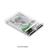 CODEGEN 2.5 USB 3.0 CDG-HDC-30T Sata Harddisk Kutusu Şeffaf
