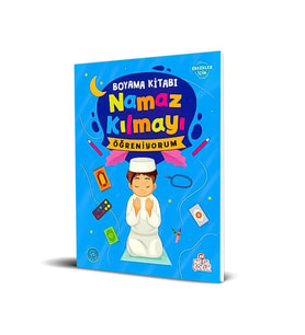 Boyama Kitabı - Namaz Kılmayı Öğreniyorum (Erkek)