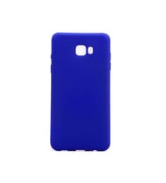 Samsung Galaxy C7 Pro Uyumlu Kılıf Zore Premier Silikon Kapak (SAKS MAVI)