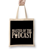 Master of the Podcast Awesome Podcasting Host Bez Çanta Uzun Saplı