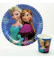 FROZEN TABAK ve Barda 8 Kişilik Set-