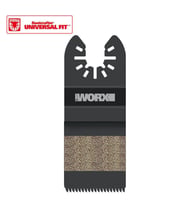 WORX WA4960 Çok Amaçlı Raspalama Makinası İçin 35x40mm Ahşap, PVC Universal Kesme ve Zımparalama Bıçağı