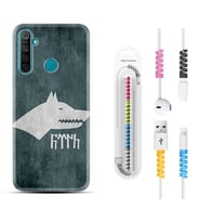 Realme 5i 5 Pro 6i 7 Pro 8 Kılıf Kablo Koruma Spiral Silikon Göktürk 2 1411