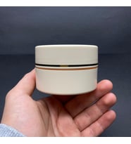 100 ml Plastik Krem Kutusu , 100 cc Krem Renkli Kapaklı Krem Kavanozu x 3 Adet