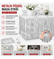 Masa Püskülü Beyaz