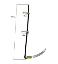 Komple Tırpan - Metal Saplı 6 Parça Set - Ahşap Elcik 70 Cm