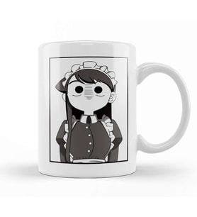 Komi San Cute Manga Kupa Bardak Porselen