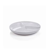 Gmb Nazen AB-7 Termoset Kırılmaz-Teşhir Yuvarlak-38,5 cm-3 bölmeli 4 Adet