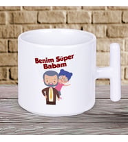 Benim Süper Babam Baskılı Babalar Gününe Özel Süper Babalara Hediyelik T Kupa Bardak