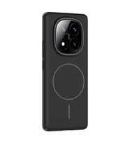 Redmi Note 14 Pro Plus Kılıf Magsafe Şarj Özellikli Kamera Çıkıntılı Ruby Lüx Silikon Kapak (Siyah)