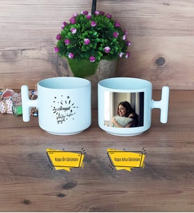 Doğum Günü Hediyesi Kupa Bardak T Fotoğraflı