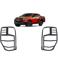 Mitsubishi L200 Uyumlu 2019 Sonrası Arka Stop Kaplama ABS Siyah Parça