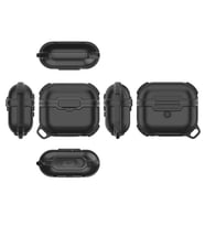 Lexroo Airpods 3. Nesil Airbag 16 Silikon 1-1 Su Geçirmez Kılıf - Siyah