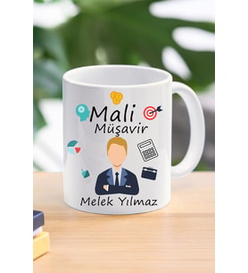 Mali müşavir özel tasarım kupa bardak
