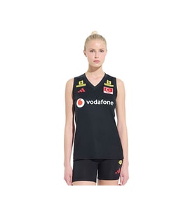 Adidas Türkiye Voleybol Milli Takim Formasi Türkiye Kadın Voleybol Milli Takım Forması KM7476 Siyah