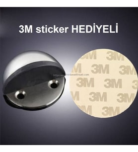Marelli inox yarım ay tipi saten yer tamponu 3M sticker HEDİYELİ