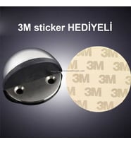 Marelli inox yarım ay tipi saten yer tamponu 3M sticker HEDİYELİ