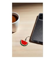Miyuki Boncuk El Yapımı Karpuz Telefon Çarmı - Charm (Çok Renkli)