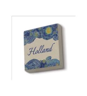 Hollanda Görseli Baskılı Taş Magnet 5X5