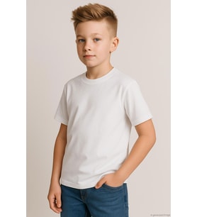 Breeze Erkek Çocuk Tişört Basic 4-14 Yaş, Ekru