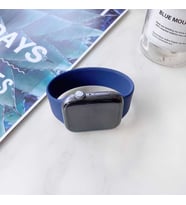 Apple Watch 44mm KRD-31 Large Silikon Kordon (Mavi)