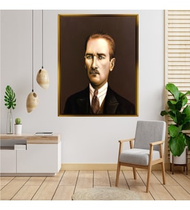 ÇERÇEVELİ ATATÜRK TABLO S101