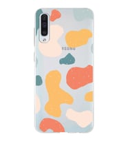 Samsung Galaxy A50s Uyumlu Kapak Grunge Tasarımlı Şeffaf Silikon Kılıf