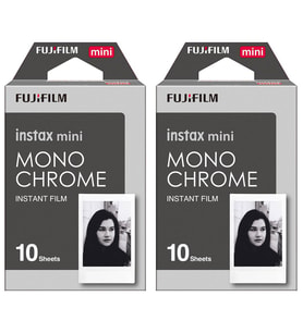 Instax mini Monochrome Siyah-Beyaz 10x2 Film Seti