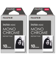 Instax mini Monochrome Siyah-Beyaz 10x2 Film Seti
