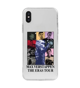 Iphone XSMAX Uyumlu Max Verstappen Tasarımlı Şeffaf Telefon Kılıfı