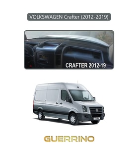VOLKSWAGEN Crafter (2012-2019)TORPİDO KORUMA HALISI GRİ KENAR