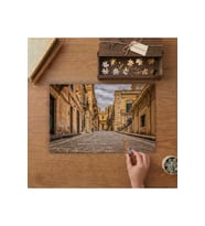 İtalya Sokakları - Tarihi Yapılar Tasarımı 240 parça Ahşap Puzzle Ahşap Kutuda MP05328