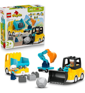 DUPLO Kasabası 3'ü 1 Arada İnşaat Araçları 10475