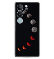 Vivo V29 Kılıf Desenli Silikon Platinium Mooons 1861