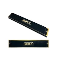 Midex HN-24BK Siyah 24 Delikli Mızıka Do (c)