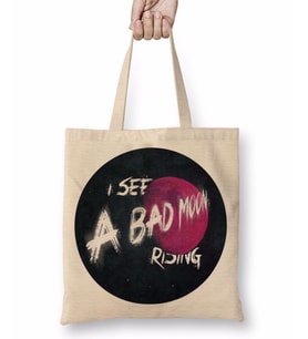 Creedence Clearwater Bad moon Rising Bez Çanta Uzun Saplı