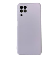 Galaxy A22 ile Uyumlu Cappy Silikon Kılıf Lila