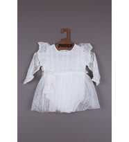 Bebek-Çocuk Dantelli Elbise