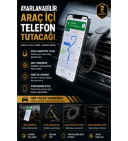 Evrensel Manyetik Araç Telefon Tutucu Güçlü Yapışkanlı Dashboard Standı