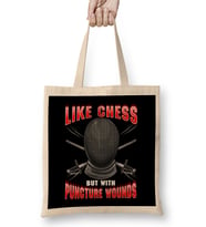 Fencing Like Chess But With Puncture Wounds Bez Çanta Uzun Saplı