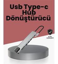 Alüminyum Gövdeli Type‑C HDMI & Ethernet Adaptör – Tak & Çalıştır