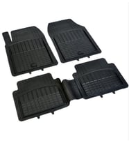 Pufi Kauçuk Paspas Universal Racing Havuzlu Siyah / Tepay510-S (Karışık)
