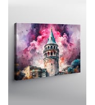 Kanvas Tablo İstanbul Galata Kulesi